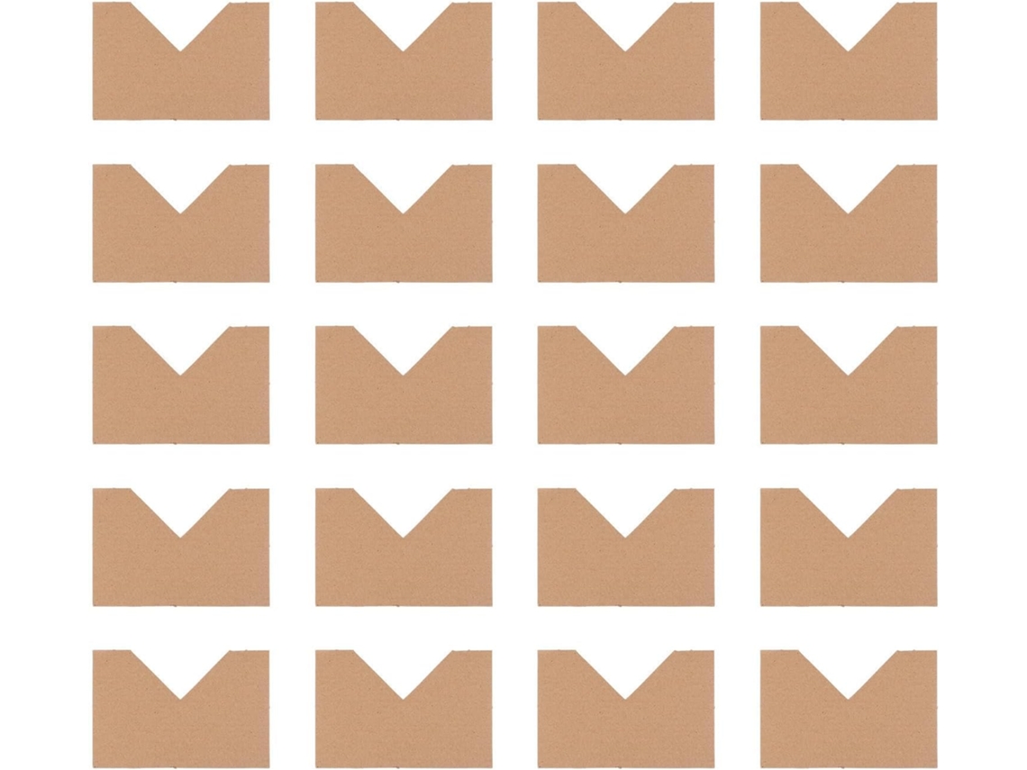 Toddmomy 100 Peças Protetores De Papel Ângulo Kraft Extra Duro Lote De Proteção Para Quadros Caixas De Fotos E