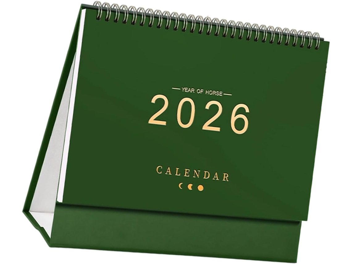 Calendário Mensal 2026, Tamanho De Bolso, Decoração De Mesa, Planejador Diário, Organizador Pequeno