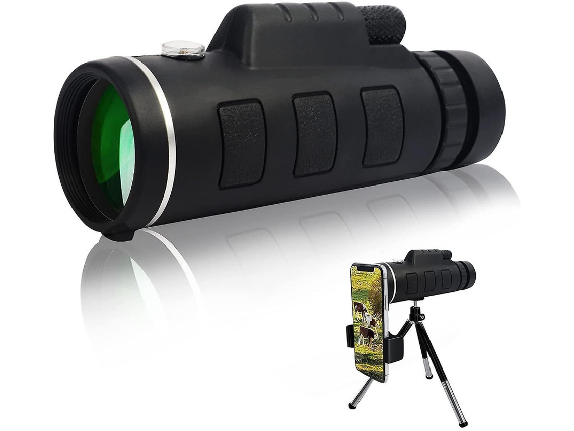 Telescópio Monocular 40×60 Hd Bak4 Prisma Ip68 Vida Selvagem Caminhadas Caça Concertos Viagens Preto Bestvite