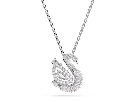Colar Swarovski Colar Swarovski Cisne Branco Cor Do Material Branco Tamanho/comprimento 45 Cm Branco