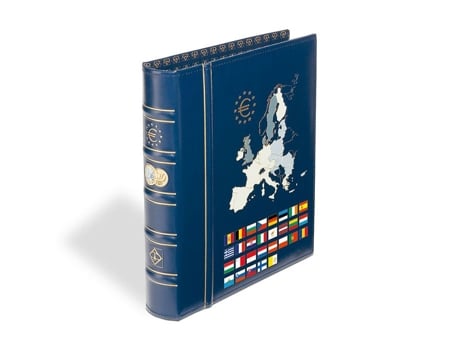 Álbum LEUCHTTURM para Colecionar Série Euro Tamanho Optima Folhas Não Incluídas