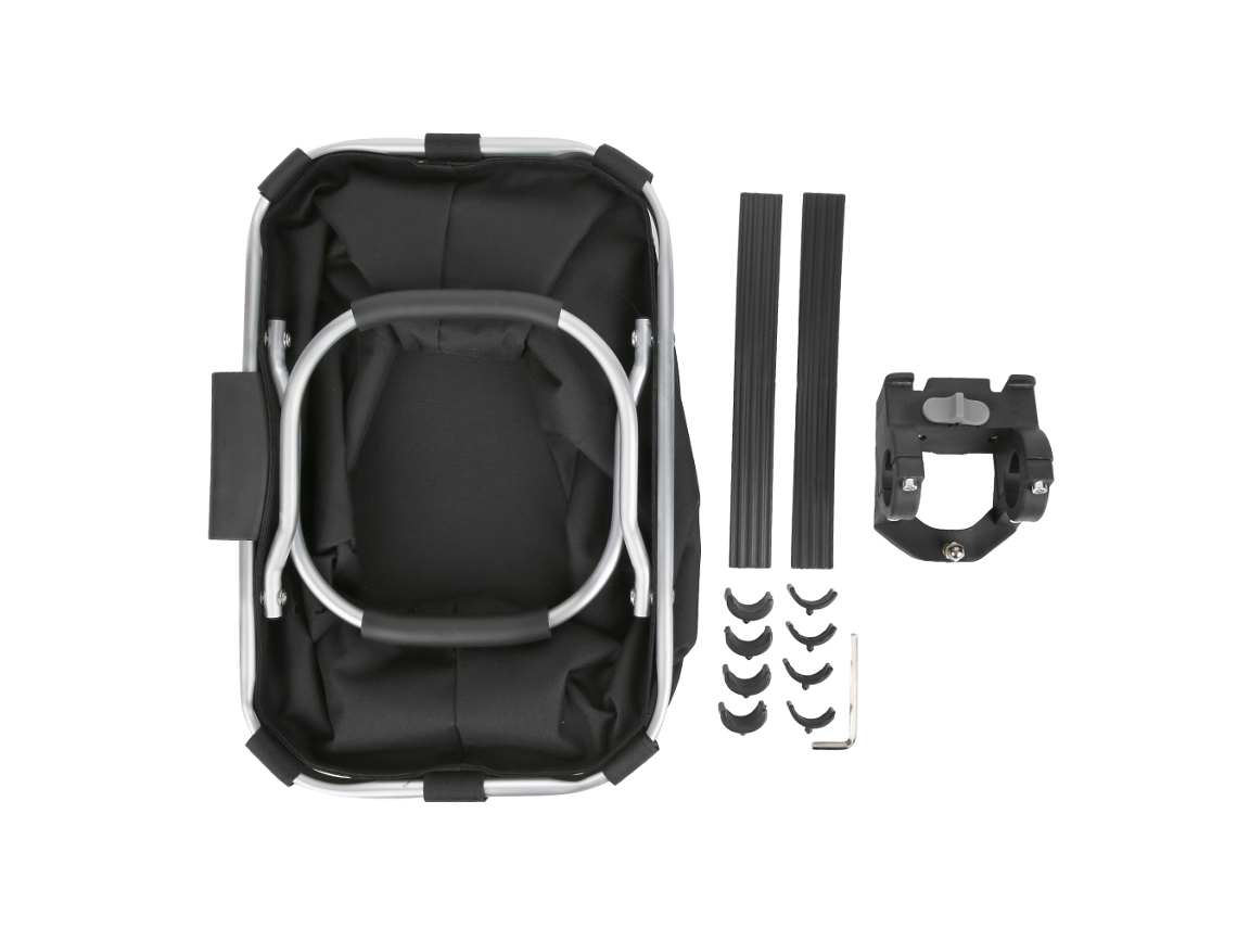 Cesto de Bicicleta com Bolsa de Guidão Resistente à Água S/MARCA