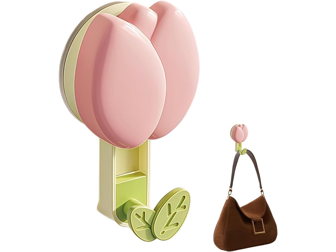 Ganchos De Ventosa Para Banheiro Com Formato Flor Decorativa E Reutilizáveis