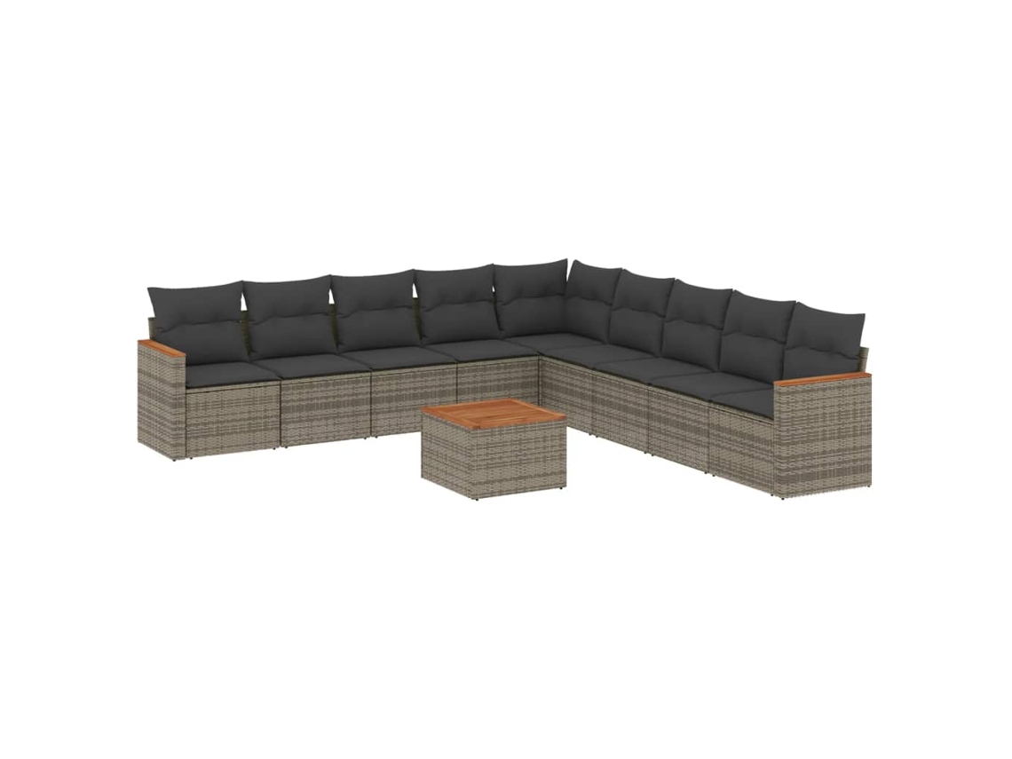 Garden Sofa Set, Garden Sofa Sets Vidaxl Cinzeto Rattan / Vime (n/a)