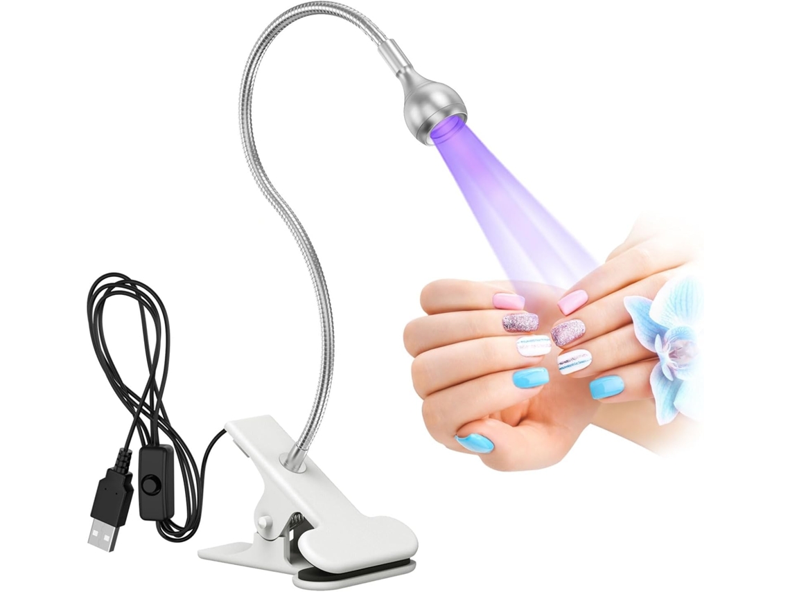 Lâmpada Uv 3w Cola, Usb com Clipe e Interruptor, Negra ZYBLSSBB