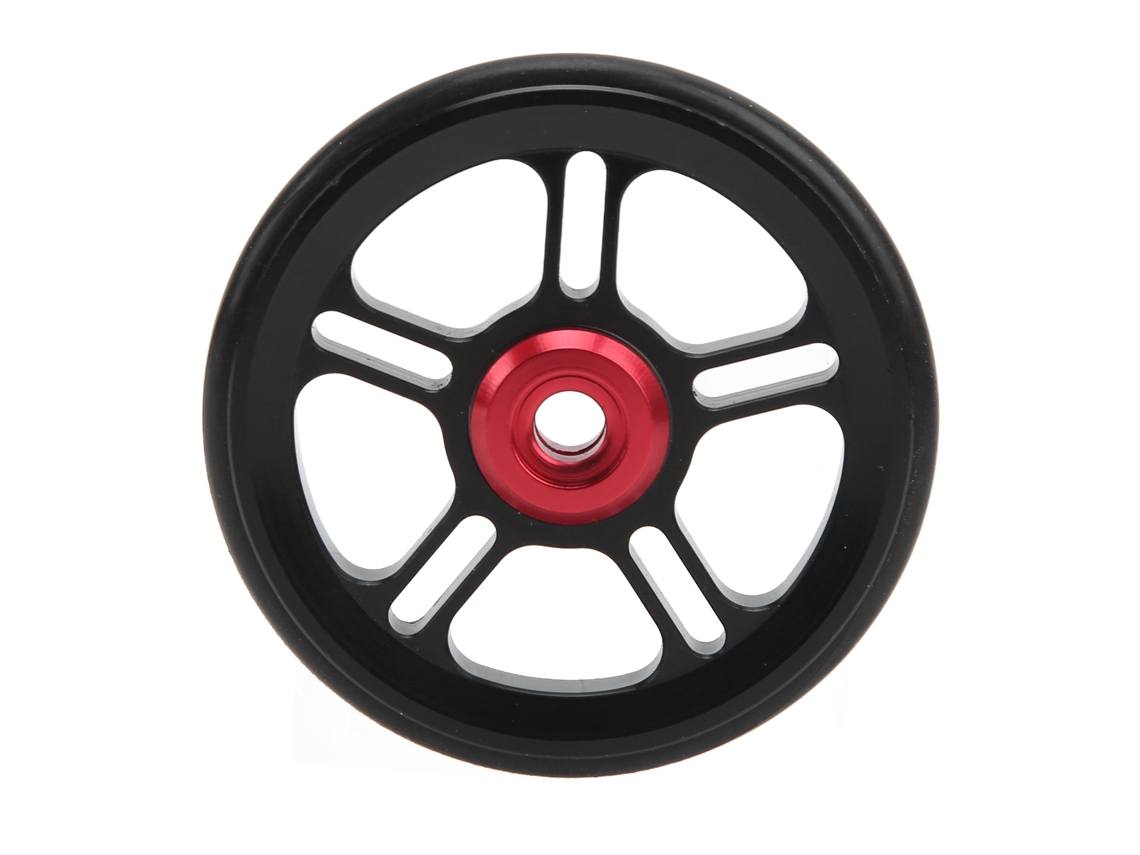 Roda Auxiliar Mali Liga de Alumínio para Bicicleta Plegável Brompton 6cm com Corte CNC