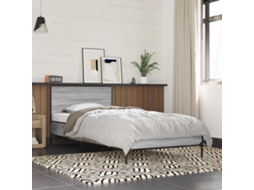 Vidaxl Estrutura De Cama Com Cabeceira Sonoma Cinzento 80 X 200 Cm