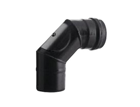 SAVE Fumisteria Plus PN808 Tubo cotovelo para chaminé Preto