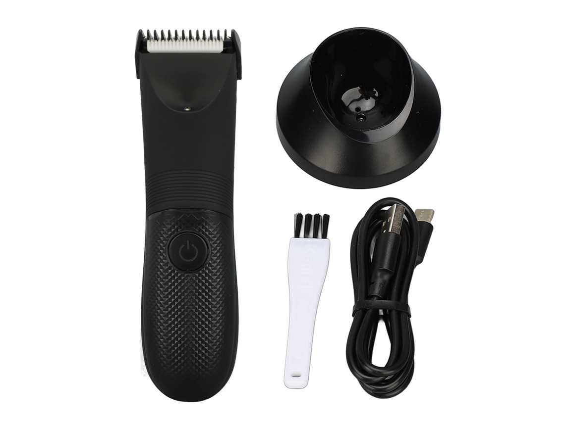 Cortadora De Cabelo Elétrica Recarregável Com Kit De Barbear