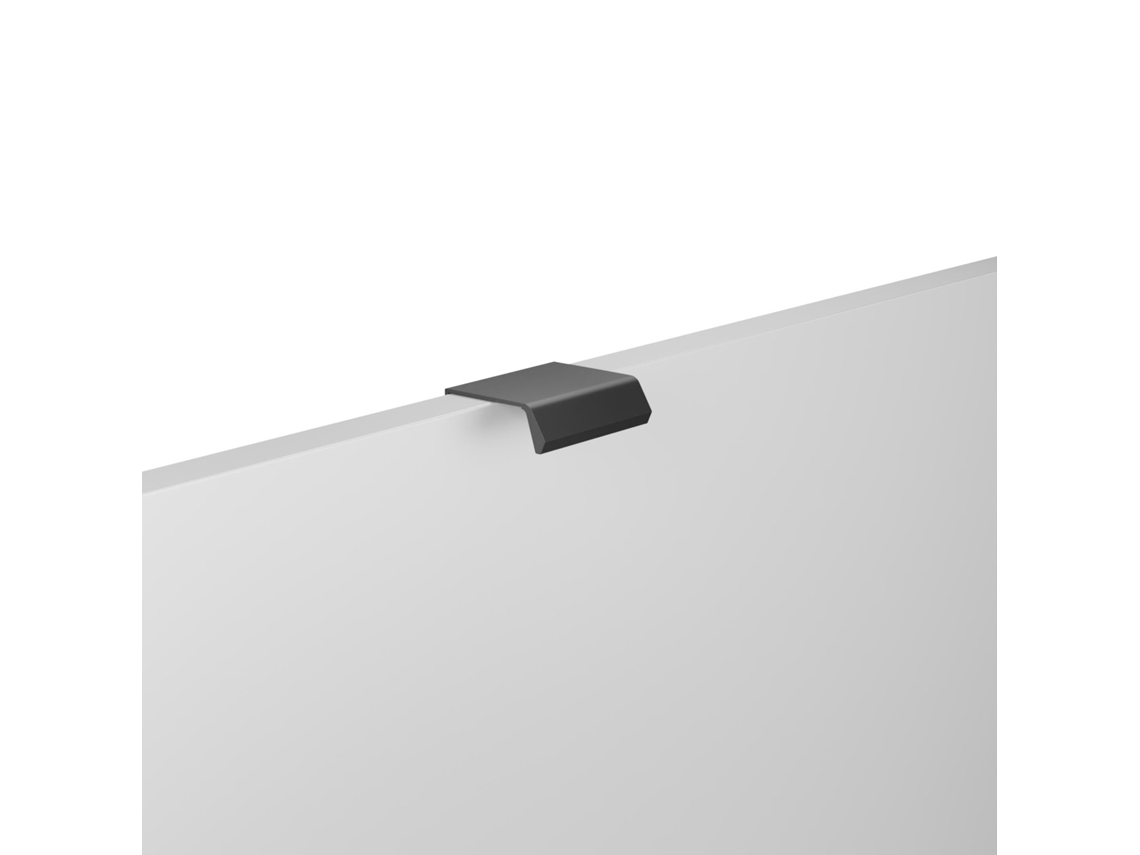 Puxador para Móveis em Zamac de 32mm de distância entre eixos Verniz Preto Mate HARDWAREXCHANGE