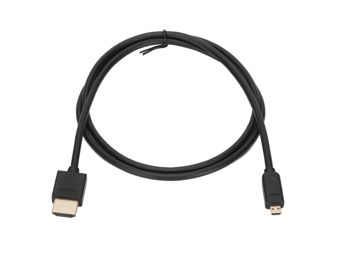 Aetheria cabo Adaptador Hdtv para Micro Hdmi 1 Metro Suporta 4k 3d Ethernet Compatível com V2.0
