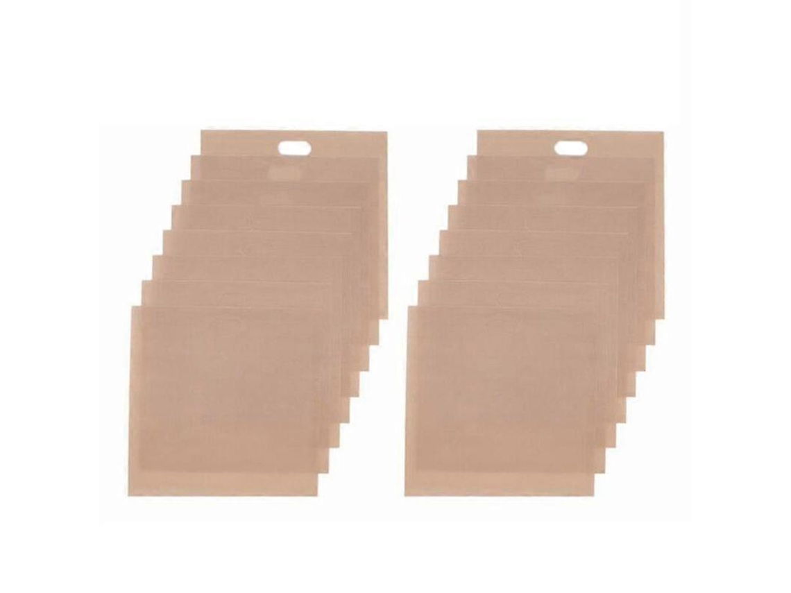 Conjunto De 12 Sacos Reutilizáveis Para Torradeira Antiaderentes, 17 × 1, Ideais Para Assar Pão E Sanduíches