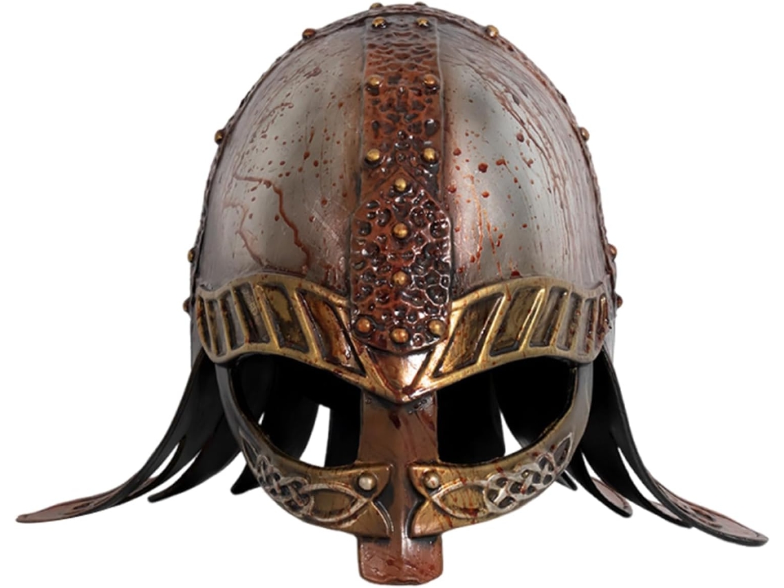 Capacete Viking Medieval Ciieeo Em Plástico Reforçado Com Proteção Para O Nariz, Acessório Versátil