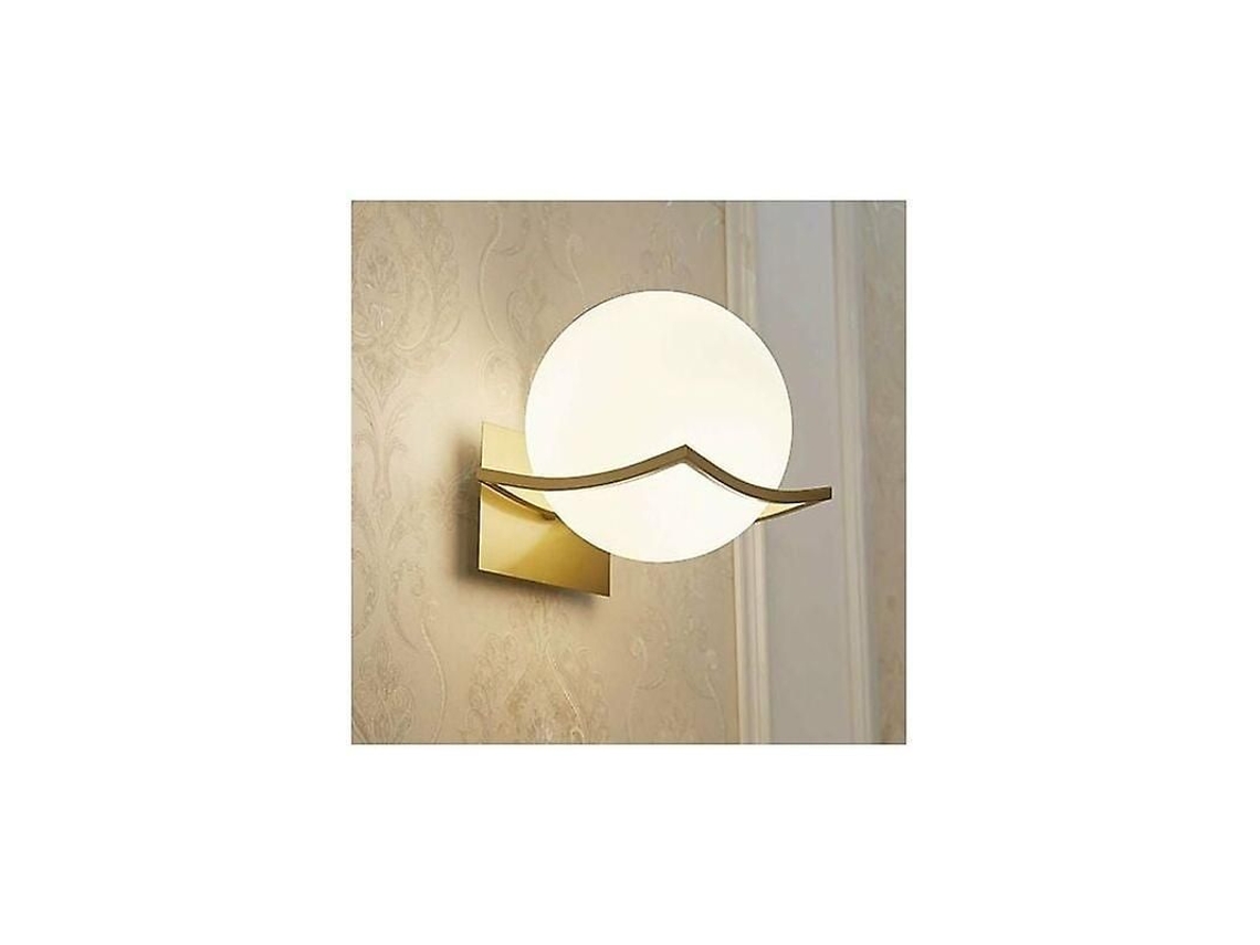 Luminária De Parede Em Vidro De Bola Simples, Estilo Moderno, Decorativa Para Ambientes Interiores, Instalação Fácil