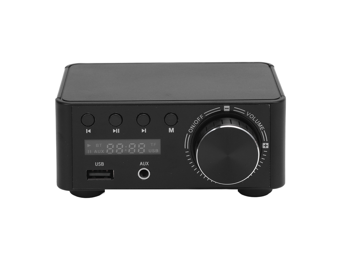 Amplificador de Potência Amplificador Hi fi Audiophile Mini Classe D Digital EOOCOO (bluetooth 5.0 80w*2 Estéreo)