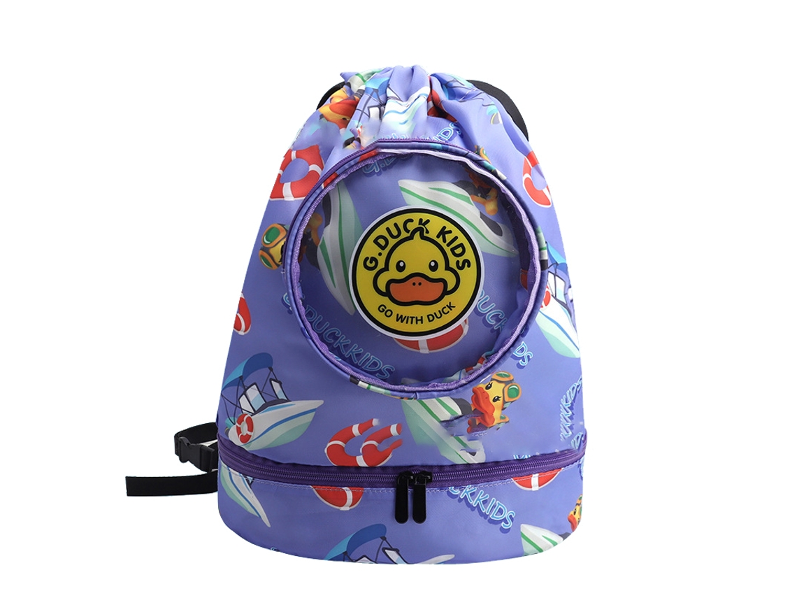 Mochila Infantil Natação Separação Seca/molhada Roxa
