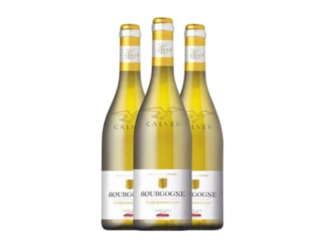 Vinho branco CALVET Chardonnay Bourgogne (0.75 L - 3 Unidades)