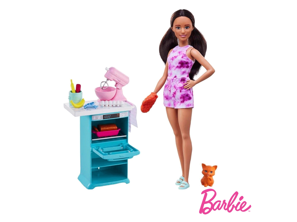 BARBIE na Cozinha BARBIE (Idade Mínima Recomendada: 3 Anos)