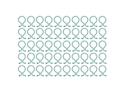 Clips De Suporte Para Plantas Jardim 50pcs Buckle Em Forma De Oito Duráveis