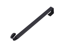 Gancho Guirnalda Porta Retrátil Ajustável Preto