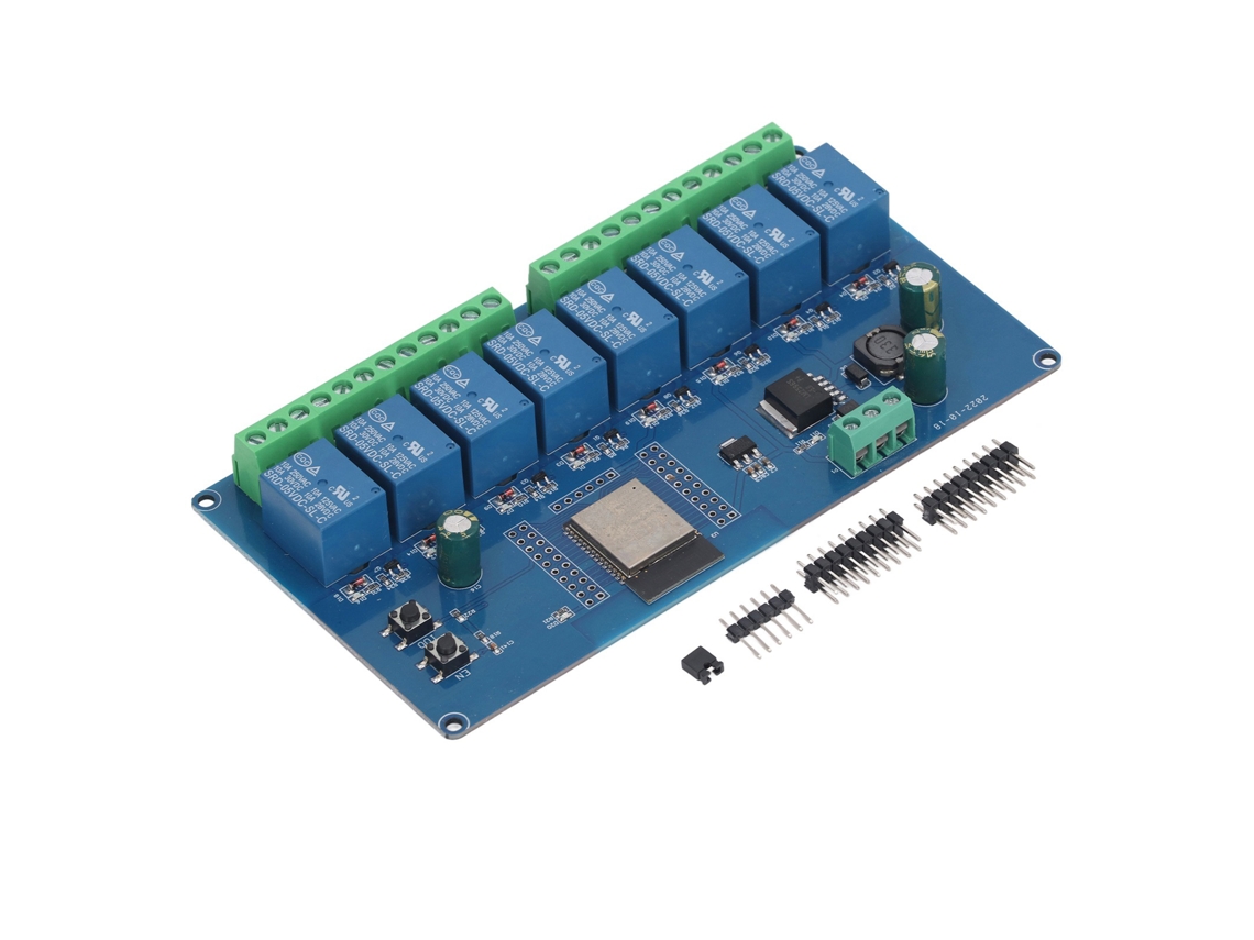 Módulo Relé 8 Canais Esp32 Wifi com Controle Sem Fio S/MARCA
