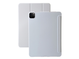 Capa Para Ipad Mini 6/mini 7 2021/2024 8.3 Polegadas Com 3 Dobras,cinza