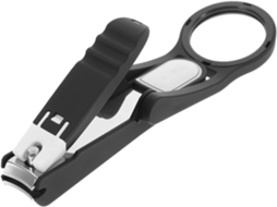 Cortador de unhas com lupa para idosos e meninos/meninas, com capa.