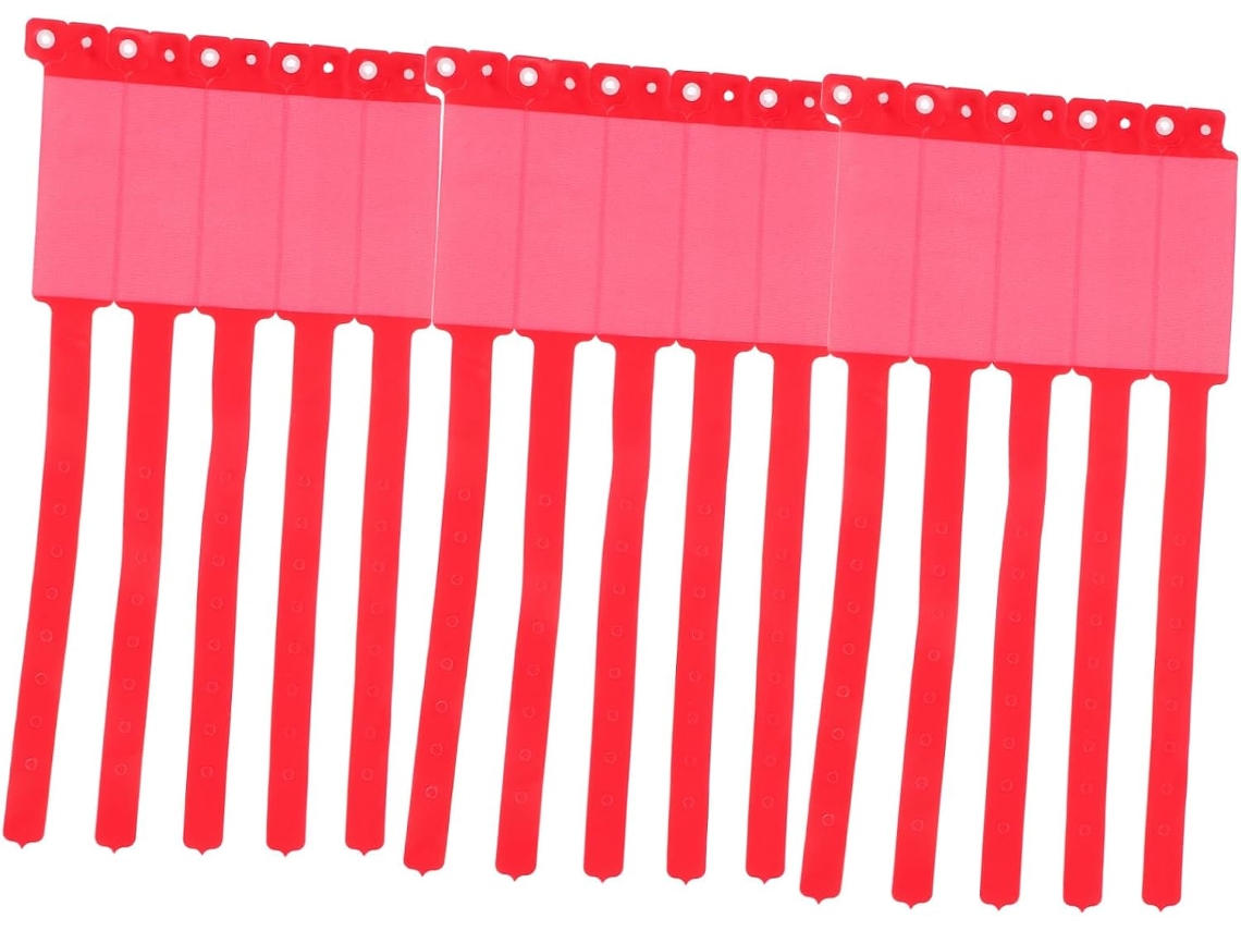 Pulseiras descartáveis de PVC Tofficu de alta confiabilidade para identificação hospitalar, com ajuste 100% seguro.
