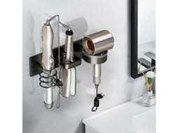 Suporte de Parede para Secadora Cabelo Organizador Metal Cabelo, Modelador Cachos e Chapin Ha. GOKOCO