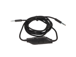 Cabo de áudio de 3,5 mm com microfone e controle de volume para Logitech G633, G933, G935 e G635 | S/MARCA