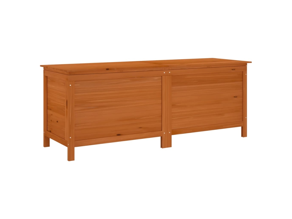 Garden Storage Box, Garden Storage Boxes Vidaxl Marrom Madeira Processada (150 X 50 X 56.5 Cm)