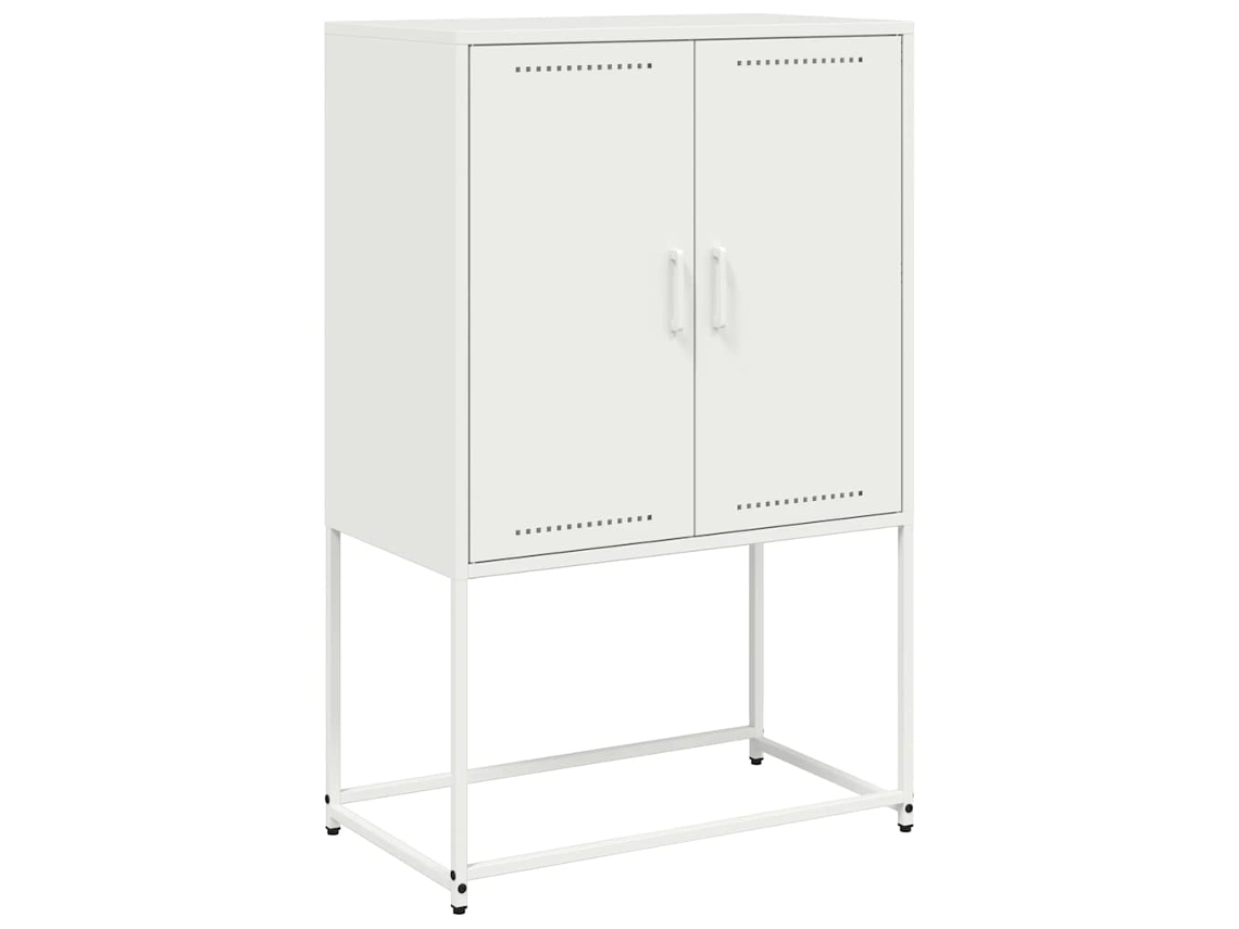Highboard, Highboards Vidaxl Branco Aço (n/a)