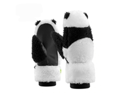 Rękawiczki Narciarskie Panda Dla Dzieci I Dorosłych Rozmiar S Czarne/białe QUNATURE