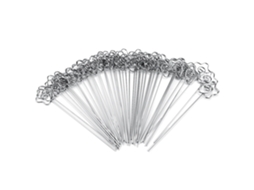 50pcs Clipes de Memo Metal Forma de Flor | S/MARCA