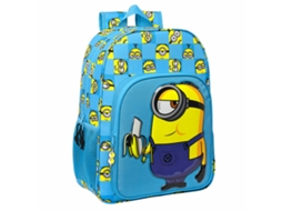 Mochila Escolar MINIONS MINIONStatic Azul 33 x 42 x 14 cm