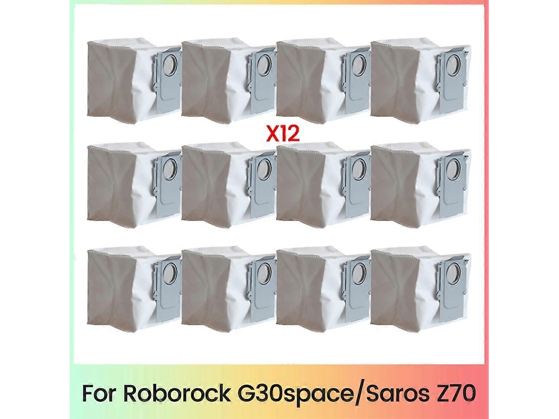 Dust Bags For Saros Z70 / G30space Vacuum Cleaner Parts Replacement Non-woven Garbage Bags 12pcs