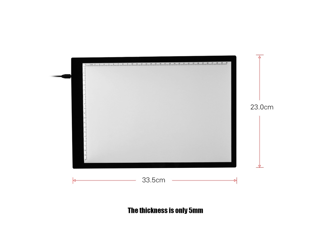 Light Pad A4 Led Ultra fino Usb | S/MARCA