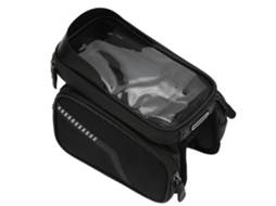 Bolsa Frontal Para Bicicleta Com Zíper Duplo Prova D'água Bolsa Top Tube Para Celular Ciclismo
