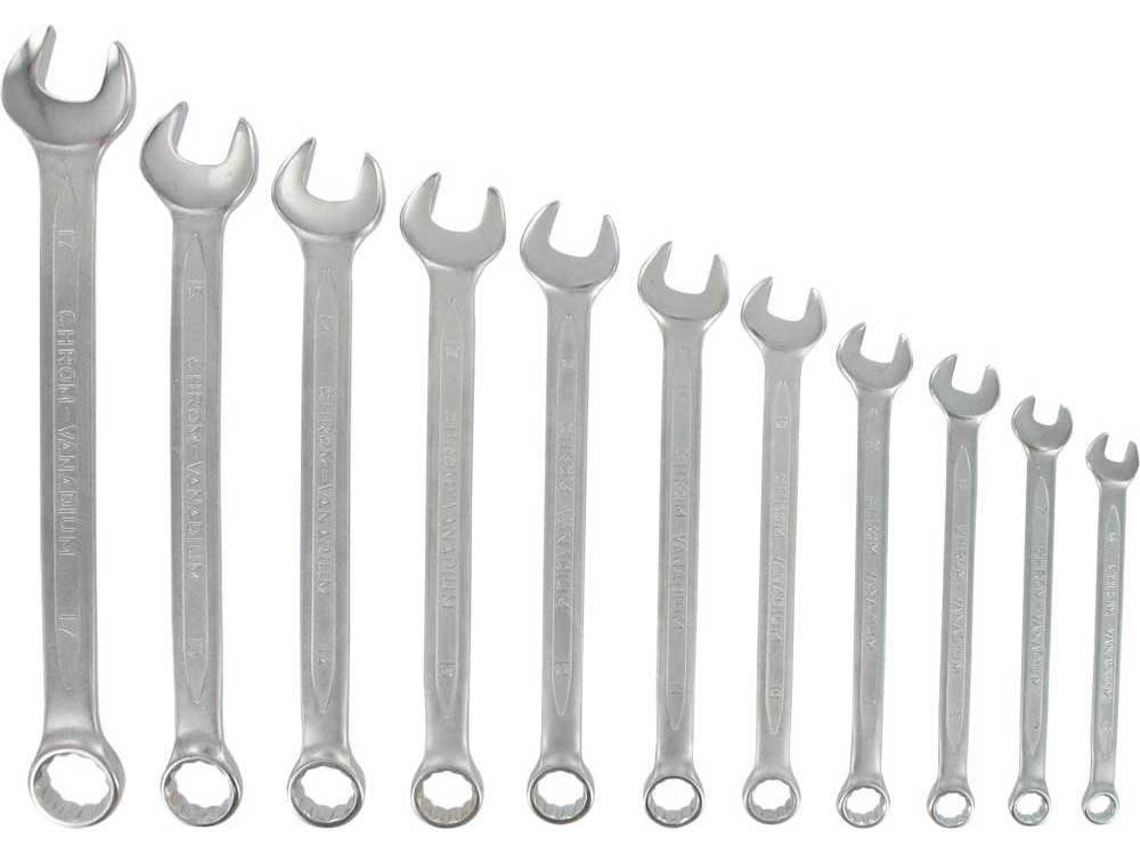 Ferramentas VAR Set Of 11 Combination Wrenches (6-17 Mm)