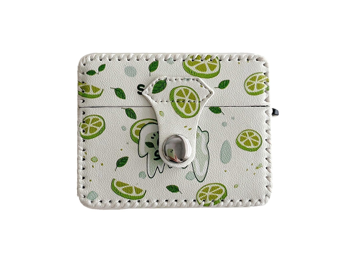 Capa para Fones de Ouvido Semi Fio Airpods 3 em Couro Pu GIECY