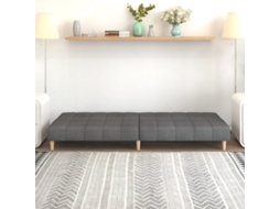 Sofá cama de 2 Lugares Tecido Cinzento claro SYFAX