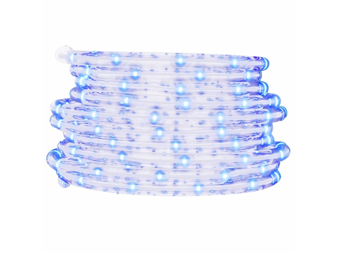 vidaXL Cordão de iluminação com 480 luzes LED 20 m PVC branco frio