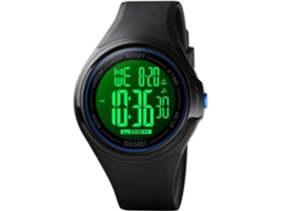 Touch Screen Digital Led Relógios de Pulso Esportivos Masculinos À Prova DÁgua-Preto