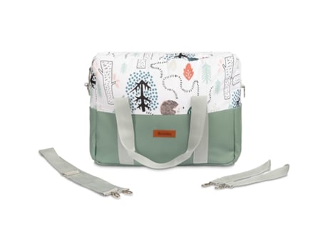 Bolsa para Carrinho de Couro Ecológico com Design de Ouriço Esmeralda SENSILLO