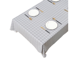 Toalha de Mesa de Pvc À Prova D'Água À Prova de Óleo e À Prova de Respingos para Mesa de Jantar Estilo3 90 * 90Cm