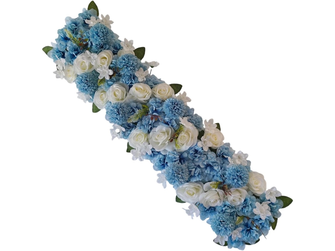 Guirlanda De Flores Artificiais Para Arco De Casamento, Design Flexível, Cores Vibrantes, Painel Floral