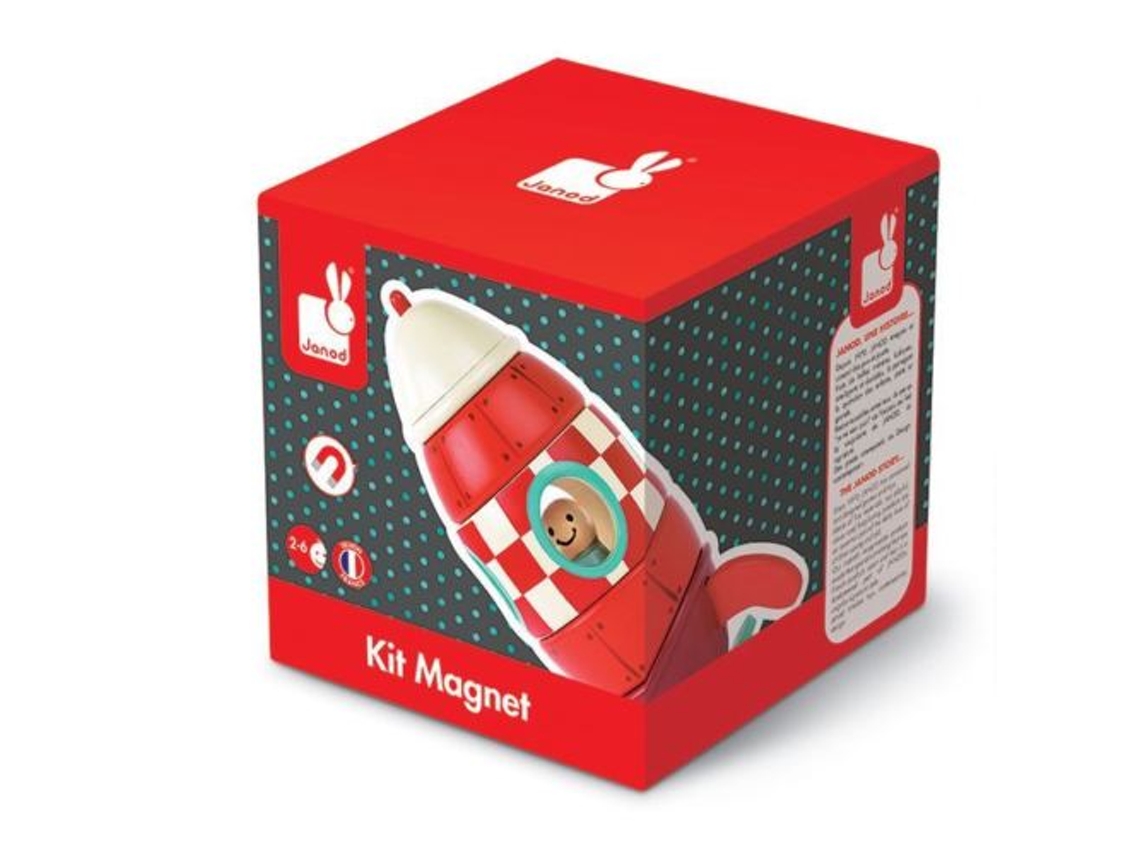 Kit de Construção Magnético JANOD Rocket (Idade Mínima: 2)