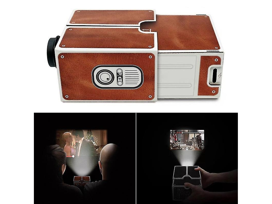 Projetor de smartphone cria um pequeno home theater portátil para celular P Slwomoose