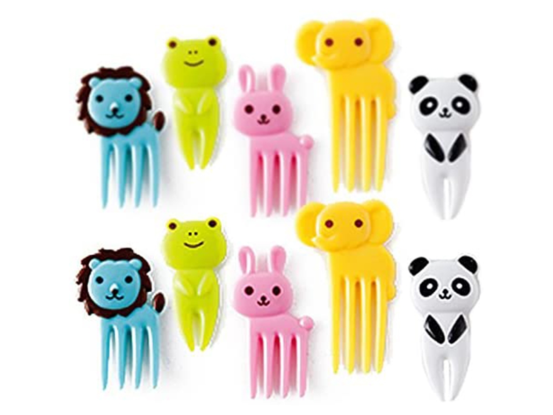 Caixa de Decoração Bento Garfinhos e Palitos de Animais NEVEANCE