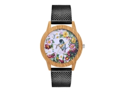 Reloj De Cuarzo Para Hombre Y Mujer Con Correa De Silicona O Malla Negra